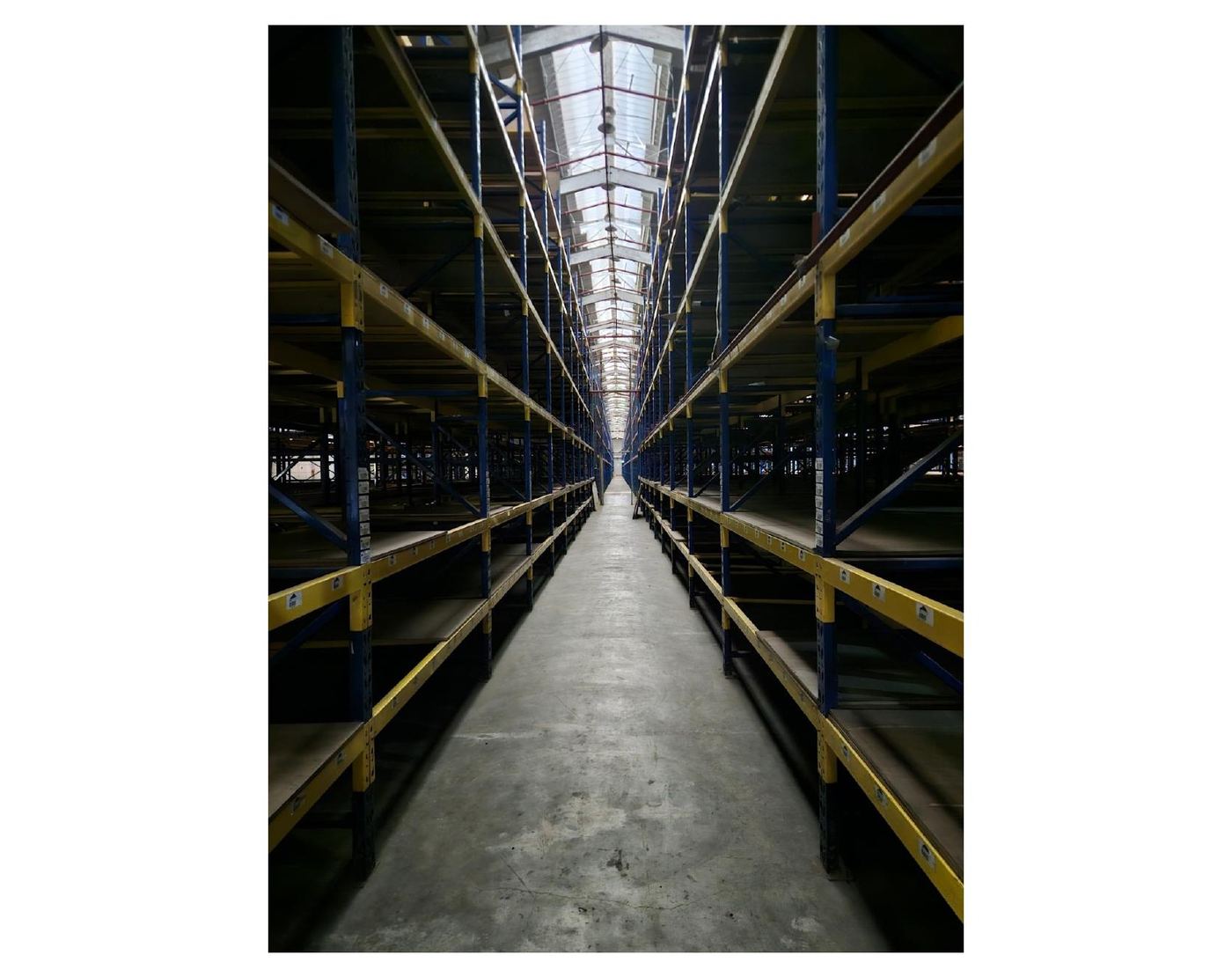 Warehouse Interior — Industrial Racking System
