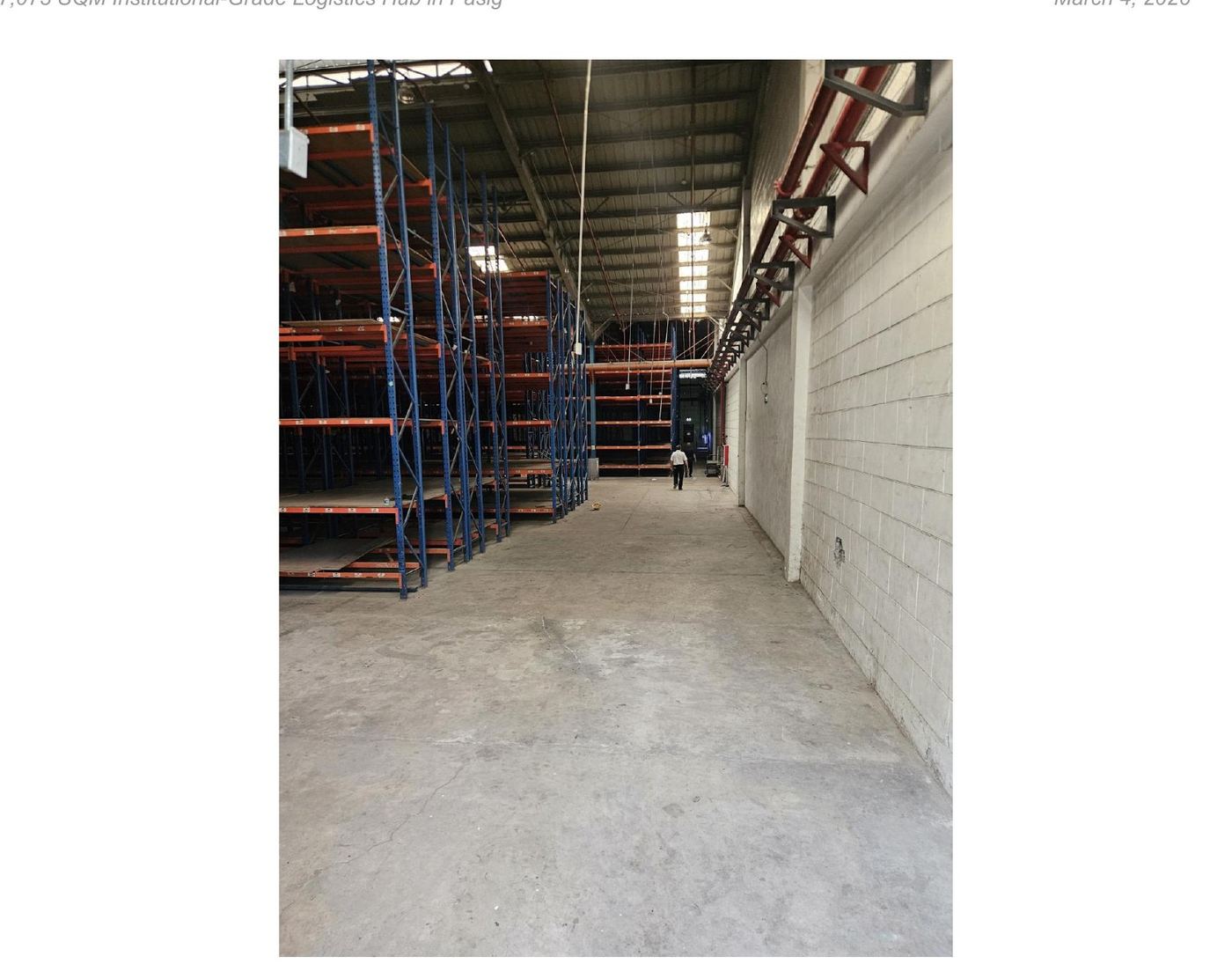 Warehouse Interior — Open Floor Space